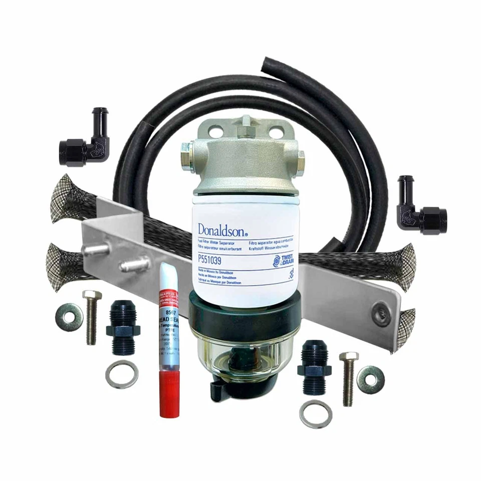 Donaldson Pre-Filter Bracket Kit for 2007-on Toyota Landcruiser 70 Series 4.5L - image 1 of 2