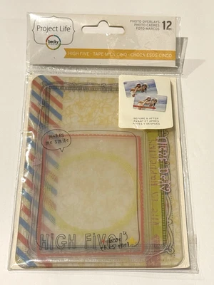 Becky Higgins Project Life 12 superposiciones de fotos High Five American Crafts 2014 NUEVO Foto 1 de 4