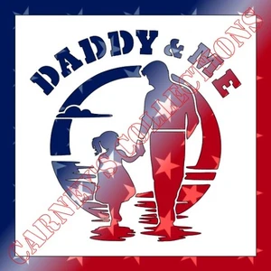 Plantilla de plástico transparente 12"x12" - Daddy & Me (SB74) - Imagen 1 de 2