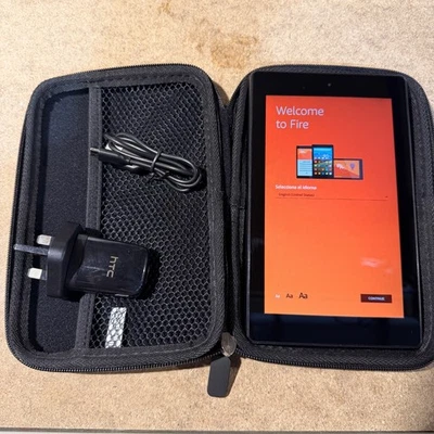 Used Amazon Fire 7 (7th Generation) 7 inch 8GB WIFI Tablet Computer Bundle - Image 1 of 3