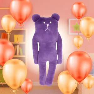 Muñeca perezosa púrpura CRAFTHOLIC - Juguete de peluche suave, regalo para el hogar, decoración de fiesta - Imagen 1 de 10