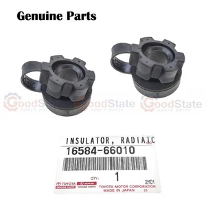 Genuine LandCruiser HZJ105 HDJ101 1HD 1HZ Radiator Mount Cushion Bush Rubber x2 - Picture 1 of 3