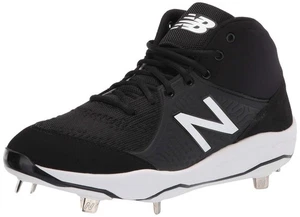 Zapato de béisbol New Balance Fresh Foam 3000 V5 Mid-Metal para hombre, negro/blanco, 5... - Imagen 1 de 6