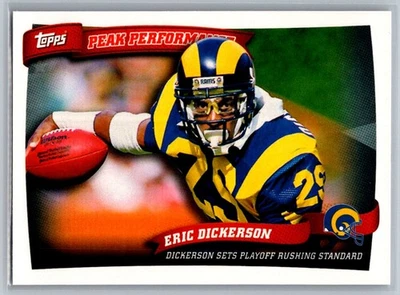 2010 Topps #PP13 Eric Dickerson Peak Performance - Image 1 of 2