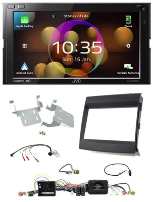 JVC DAB Lenkrad 2DIN Bluetooth USB Autoradio für Porsche Cayenne 2011-2016 - Bild 1 von 4