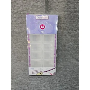 Craftmates Bloccabile 2XL Forniture Artigianali e Cucito Stoccaggio 14 Scomparti Perline - Foto 1 di 2