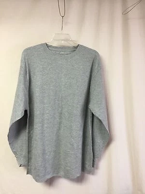 NWOT Galaxy Big Men's Long Sleeve Thermal Shirt Size 5XL Light Grey #154P - Image 1 of 2