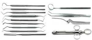 Juego de 13 bandeja de instrumentos dentales premium pulpotomía/abierto y Med - Imagen 1 de 3