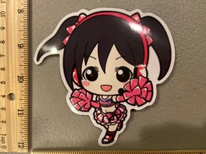New Hit or Miss Chibi Big Pink Cute Sexy Meme Love Vinyl Decal Sticker Car Truck - Picture 1 of 12