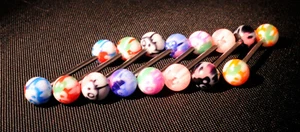 Hello Kitty Zungenring/Schlangenaugen/Brustwarze (B/4/5) - Bild 1 von 4