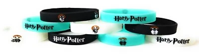 Pulseras HARRY POTTER Favores Fiesta Cumpleaños Niños - BRILLAN EN LA OSCURIDAD (paquete de 9) Foto 1 de 4