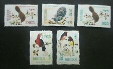 *DARMOWY STATEK Bhutan Native Birds 1968 Bażant Hornbill Fauna (stempel) MNH