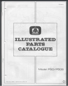 Pioneer p50 p50s 50 Chainsaw Illustrated parts manual and numbers 8 pages - Picture 1 of 1