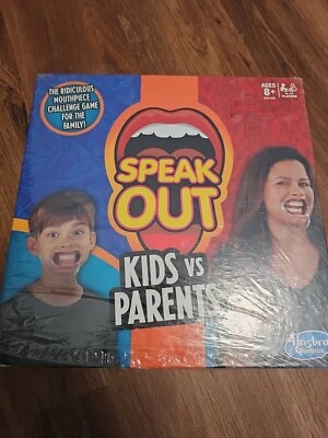 Hasbro Speak Out Kids Vs Parents Family Game 2016 Ages 8+ New Sealed 2-10 player - Image 1 of 4