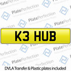 K3 HUB HUBBARD HUBLER CHERISHED PRIVATE NUMBER PLATE DVLA REGISTRATION