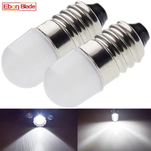 3V 6V E10 LED Bulb Screw Base Replacement Flashlight Torch Head Lamp 3 6 Volt DC - Picture 1 of 7