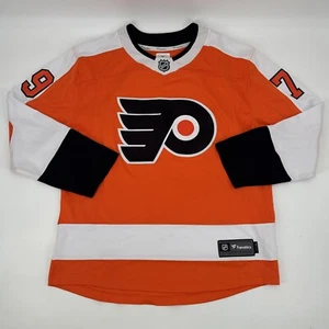 Philadelphia Flyers Trikot Herren Large orange weiß Carter Hart 79 genäht Fanatics - Bild 1 von 12