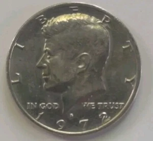 1972-D with FG initial, Kennedy Half Dollar, Beautiful Coin, Rare find. - Picture 1 of 9