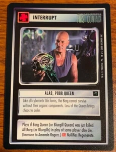 2000 Decipher Star Trek Reflections Alas,Poor Queen Used Free Shipping - Picture 1 of 2