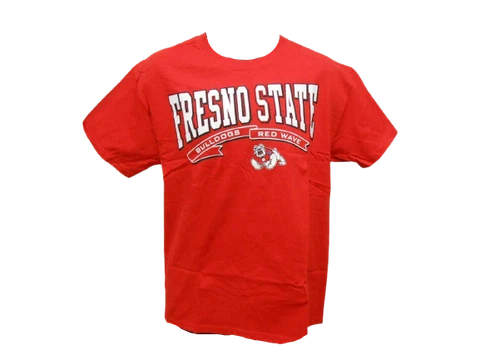 New Fresno State Bulldogs Adult Mens sizes M-L-XL Red Shirt Cover