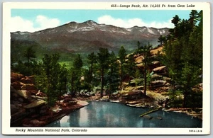 Longs Peak, Parque Nacional de las Montañas Rocosas, Colorado - Postal - Imagen 1 de 2