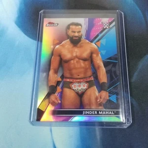 2021 Topps Finest WWE Jinder Mahal #16 Base Silver Holo Refractor NM/M - Picture 1 of 2
