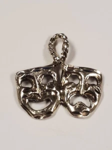 Colgante de plata de ley/925 con 2 caras - Imagen 1 de 6