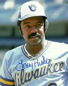 Brewers LARRY HISLE Signed 8x10 Photo #5 AUTO - Member of 1982 World Series Team - Picture 1 of 1