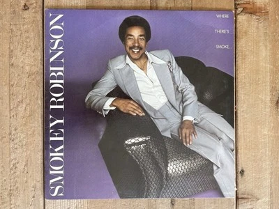 Smokey Robinson: Where There’s Smoke vinyl LP VG+ 1979 Tamla T7-366R1 S. Wonder - Image 1 of 4