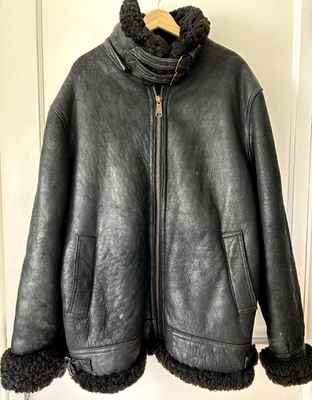 Chaqueta De Colección WALTER DAVOUCCI Para Hombres XXXL CUERO OVEJA Aviador Bombardero Vuelo 3XL Foto 1 de 4