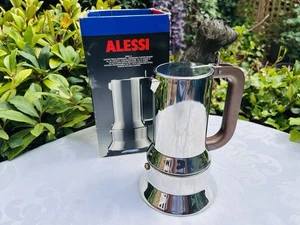 Alessi Cafetiere Espresso Coffee Maker 9090-6 Richard Sapper 10oz (6 Cup) *READ* - Picture 1 of 15