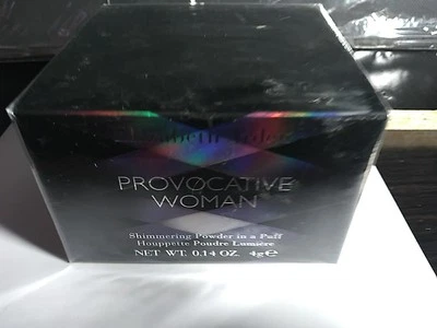 Elizabeth Arden Provocative Mujer Polvo Brillante en Puff, .14 OZ SELLADO Foto 1 de 4