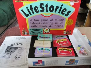 Life Stories Board Game Christian Family Game Storytelling 1992 Vintage FNDI - Picture 1 of 11