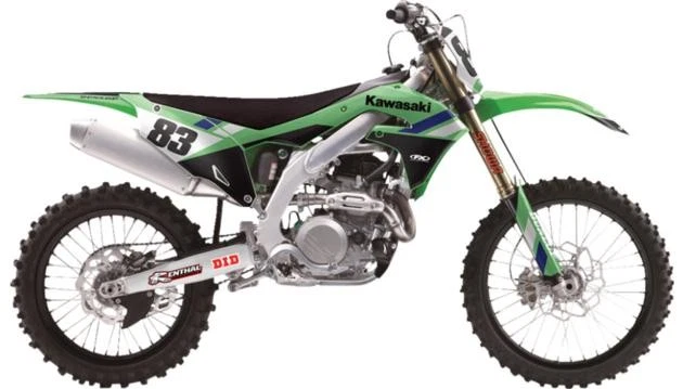 Kit de gráficos de cubierta Effex EVO 20 de fábrica #27-02118 para Kawasaki KX125 1999-2002 Foto 1 de 1