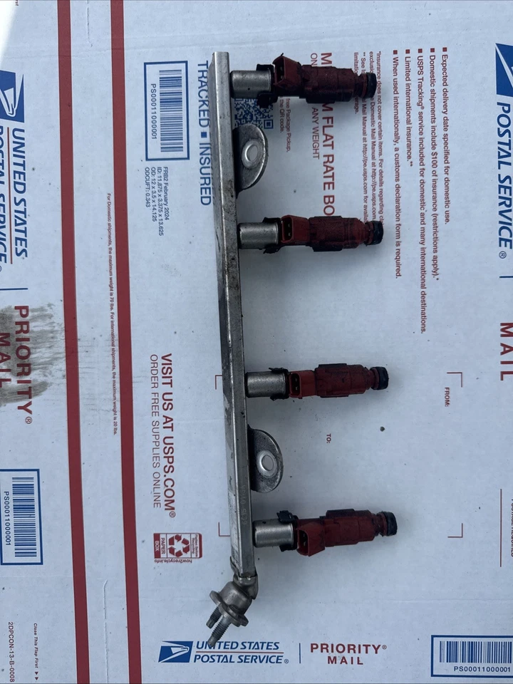 Juego de 17 18-20 Hyundai Elantra 19-24 Kia Forte 2.0L 4 inyectores de combustible y rieles OEM Foto 1 de 4