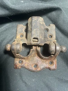 Antique Cast Iron Victorian Spring Loaded Screen Door Hinge Original. - Picture 1 of 13