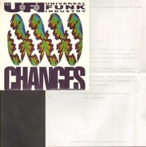 Universal Funk Industry Changes 7" vinyl UK Virgin 1990 With press release radio - Bild 1 von 1