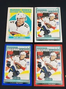 Anton Lundell 2021-22 Upper Deck O Pee Chee Update Retro, Base, Blue, & Red Lot - Picture 1 of 1