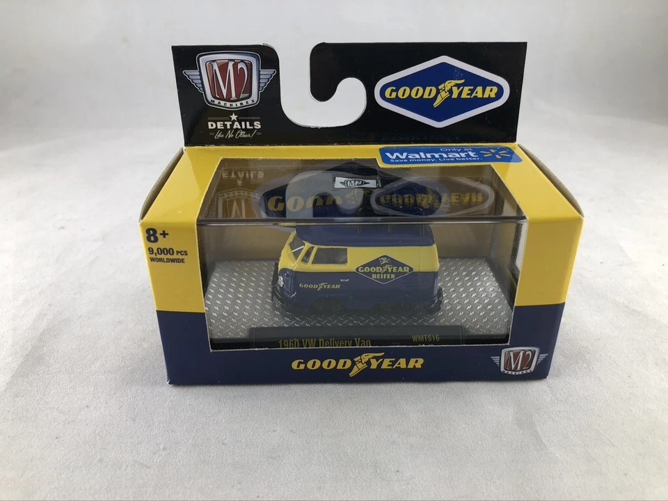 M2 Machines Goodyear 1960 VW Delivery Van “Kool Kombi" Walmart Exclusive - Image 1 of 1