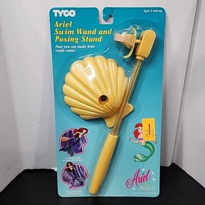 Little Mermaid MOC Ariel Swim Yellow Wand Posing Stand Doll Accessory Disney - Picture 1 of 6