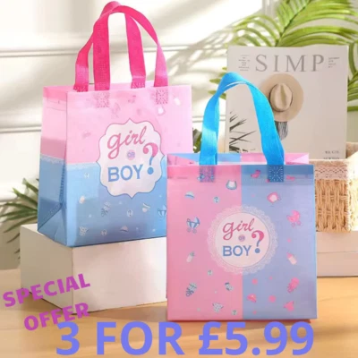Bolsas de regalo para decoraciones de baby shower bolsa de botín de cumpleaños con asas Foto 1 de 4
