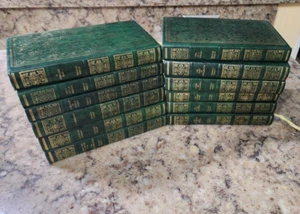 Thomas Hardy Book Lot Collection of 12 Decorative Heron  Gilt Hardback Leather - Picture 1 of 6
