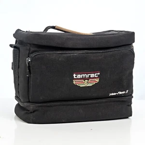 Tamrac Doppeldecker Camcorder/Kameratasche Ledergriff & Gürtelgurt - Bild 1 von 8