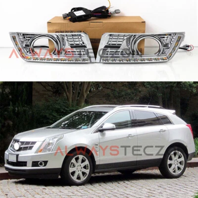 Luces de circulación diurna LED DRL antiniebla con giro para Cadillac SRX 2010-2016 Foto 1 de 4
