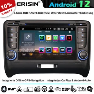 8-Kern Android 14 GPS Autoradio Navi für AUDI TT MK2 DVD DAB+BT 5.0 CarPlay 64GB - Bild 1 von 12