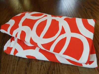 2 - Fundas de almohada IKEA Erika Pekkari naranja rojizo blanco geométricas 28 x 28 Foto 1 de 4