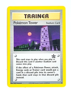 Pokémon Tower #42 WOTC Black Star Promo Regular 2002 Pokémon League NM/MINT - Picture 1 of 2