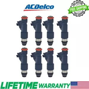 OEM Set of 8 Acdelco Fuel Injectors Fits 07-09 Chevrolet Tahoe 5.3l V8 12594512 - Picture 1 of 11