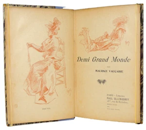 Envío de mercancías autógrafo Maurice Vaucaire. Demi Grand Monde. 1899 - Imagen 1 de 8