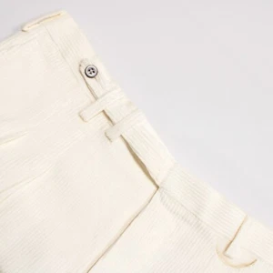 Sartorio Kiton NWT Chinos / Casual Pants Size 50 (34 US) In Ivory Cotton Blend - Picture 1 of 15